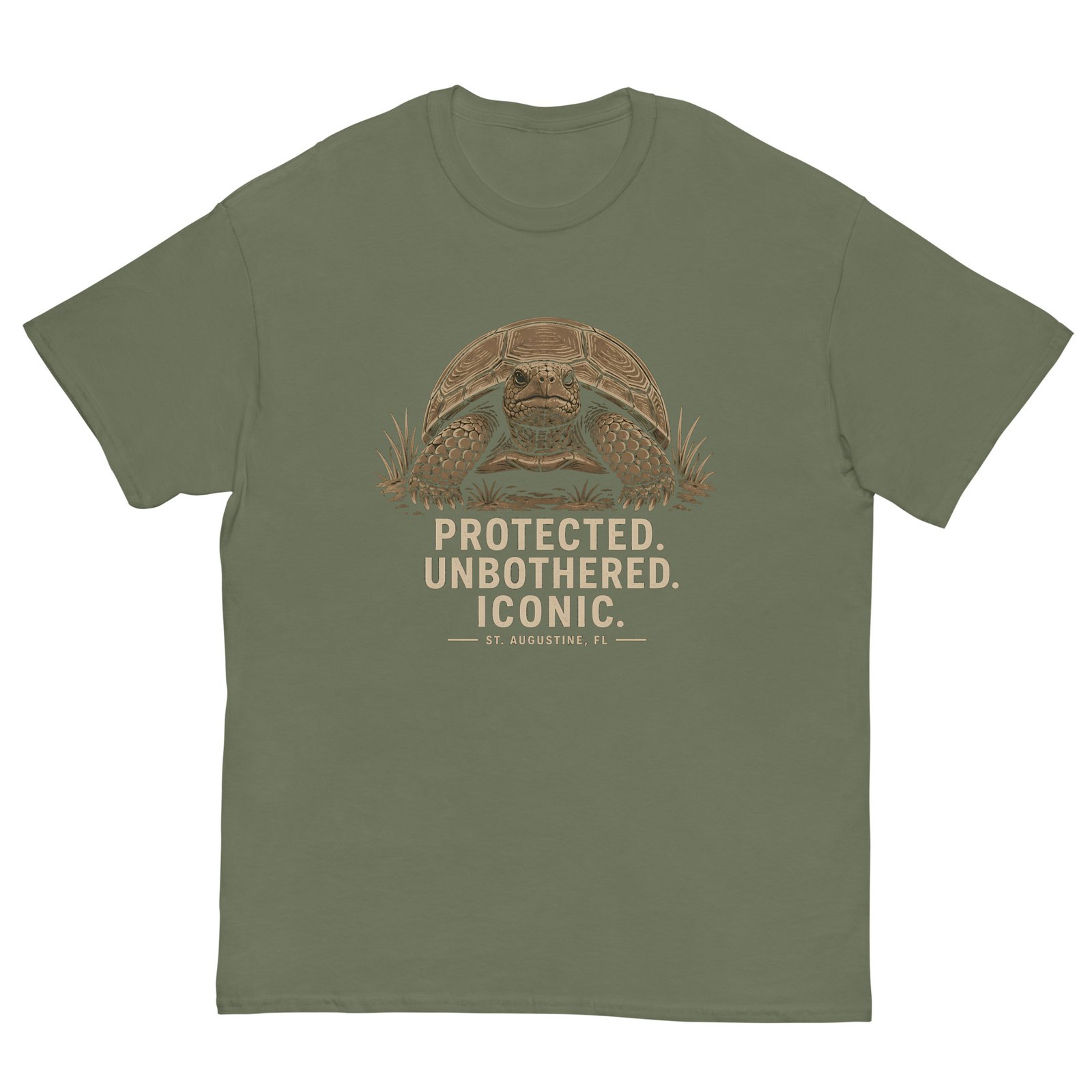 Gopher Turtle Protected Unbothered Unisex tee