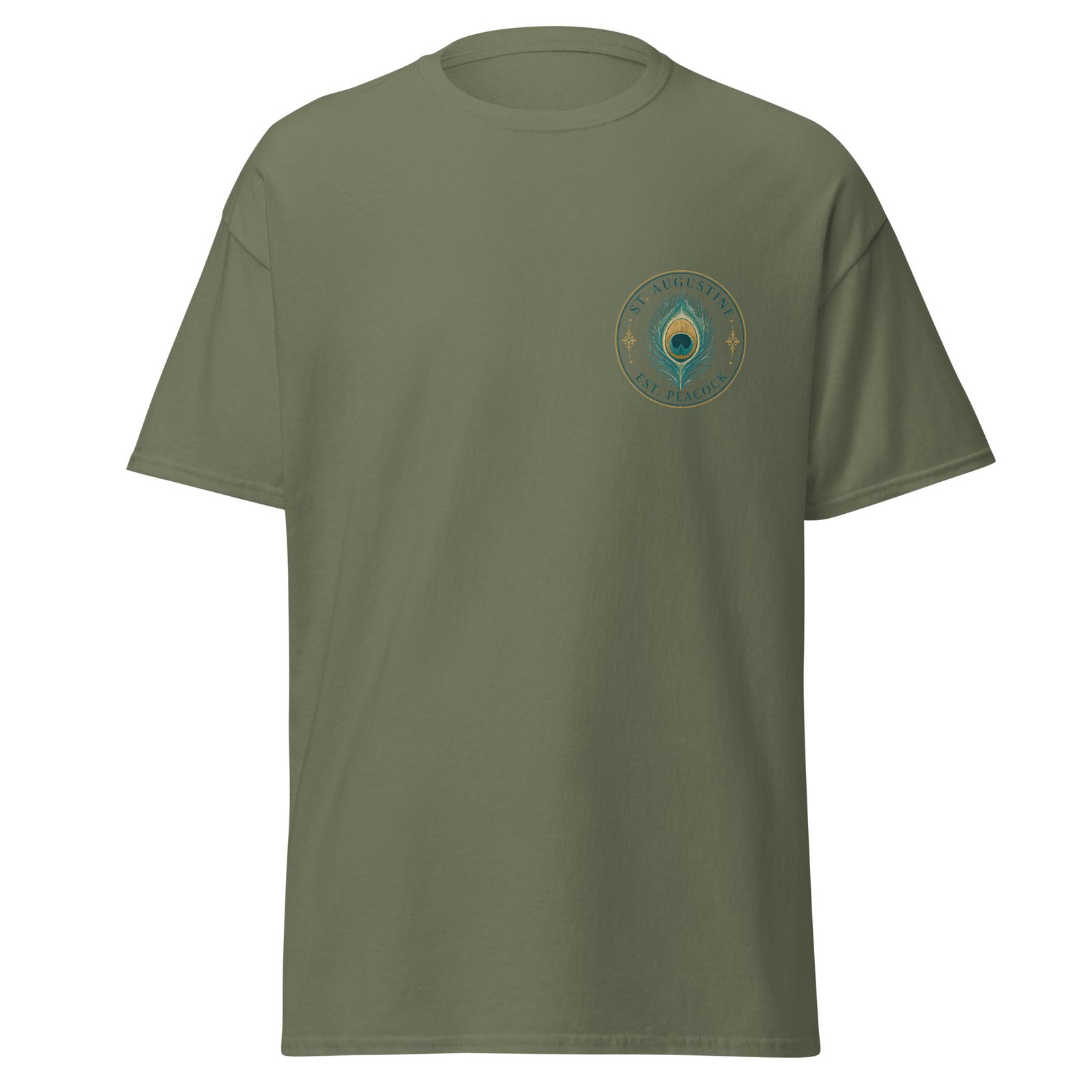 St. Augustine Est. Peacock Unisex classic tee - Image 14