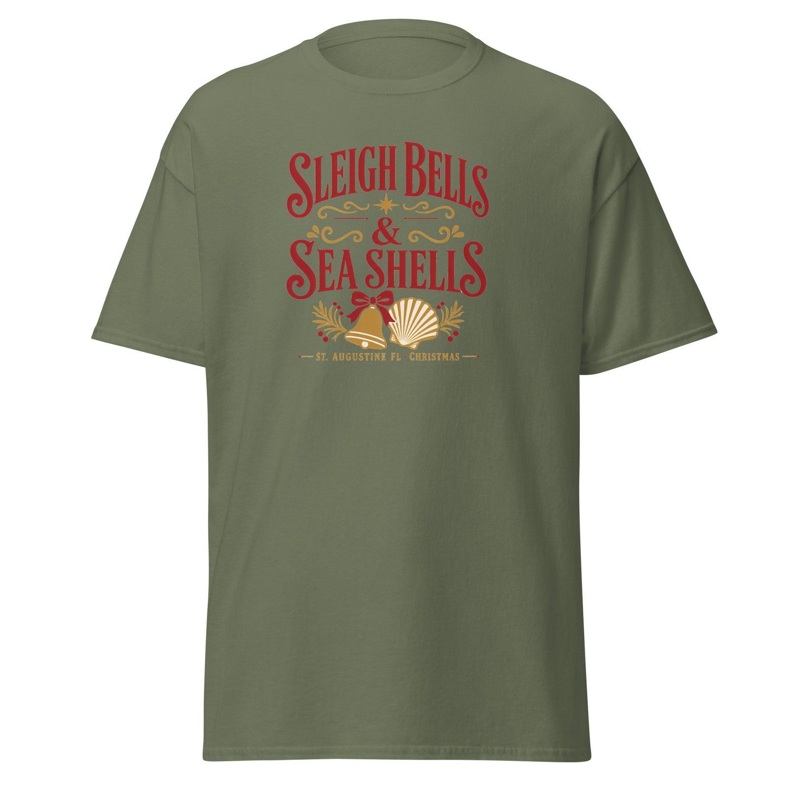 Sleigh Bells Sea Shells St. Augustine Unisex classic tee - Image 8