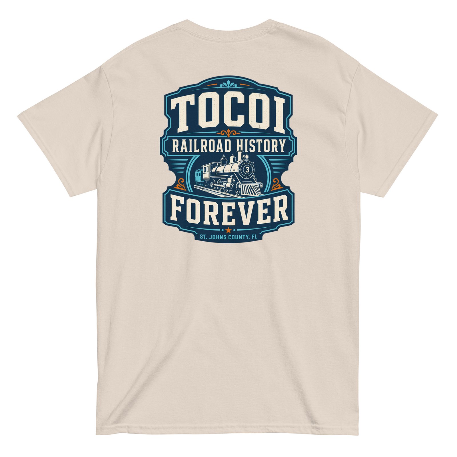 Tocoi Railroad History Unisex tee - Image 5