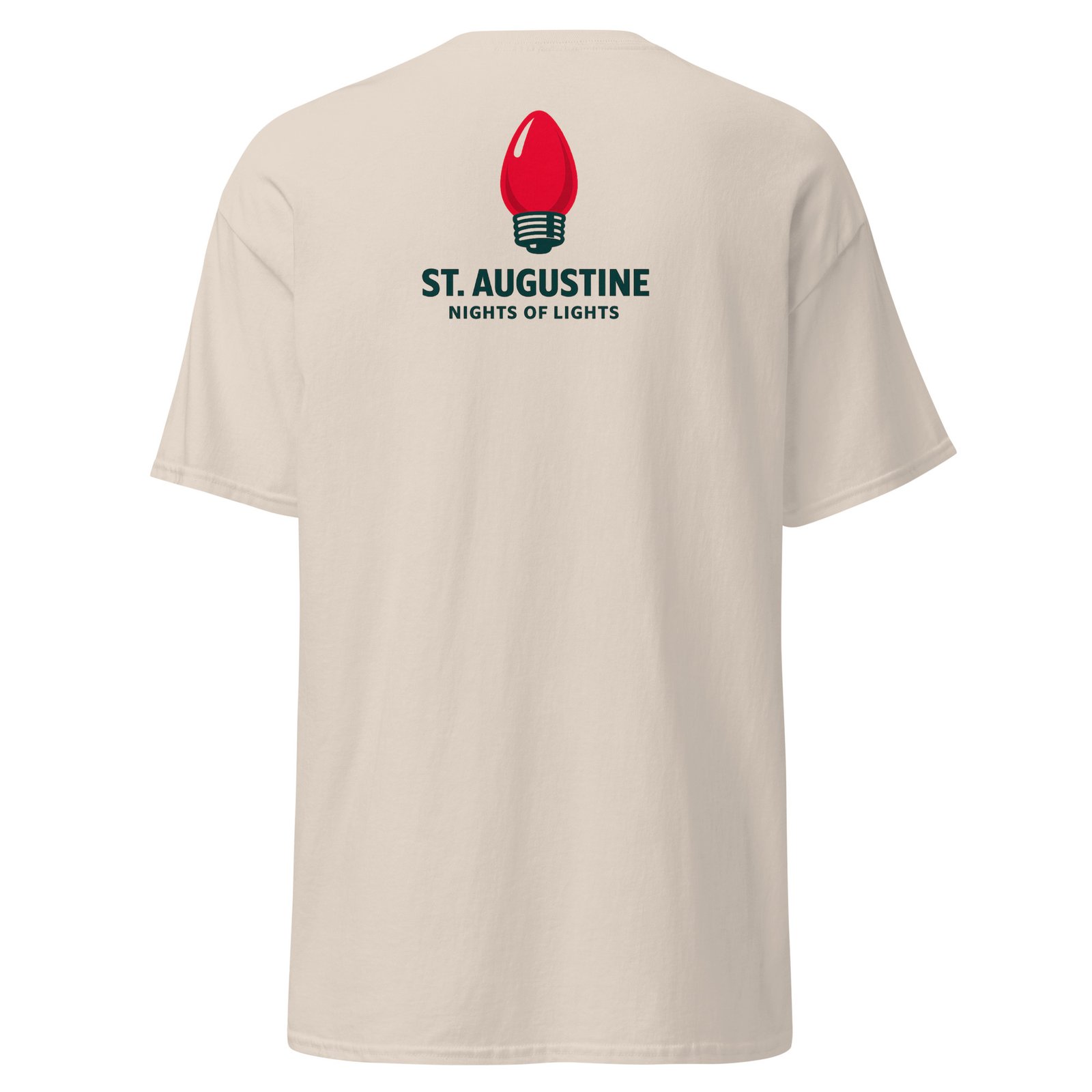 St. Augustine Nights Red Bulb Unisex classic tee - Image 8