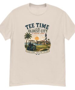 Tee TIme in the Oldest City Unisex tee - Image 4