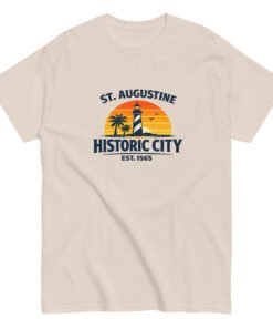 St. Augustine Historic City Est Sunrise LH Unisex tee - Image 4
