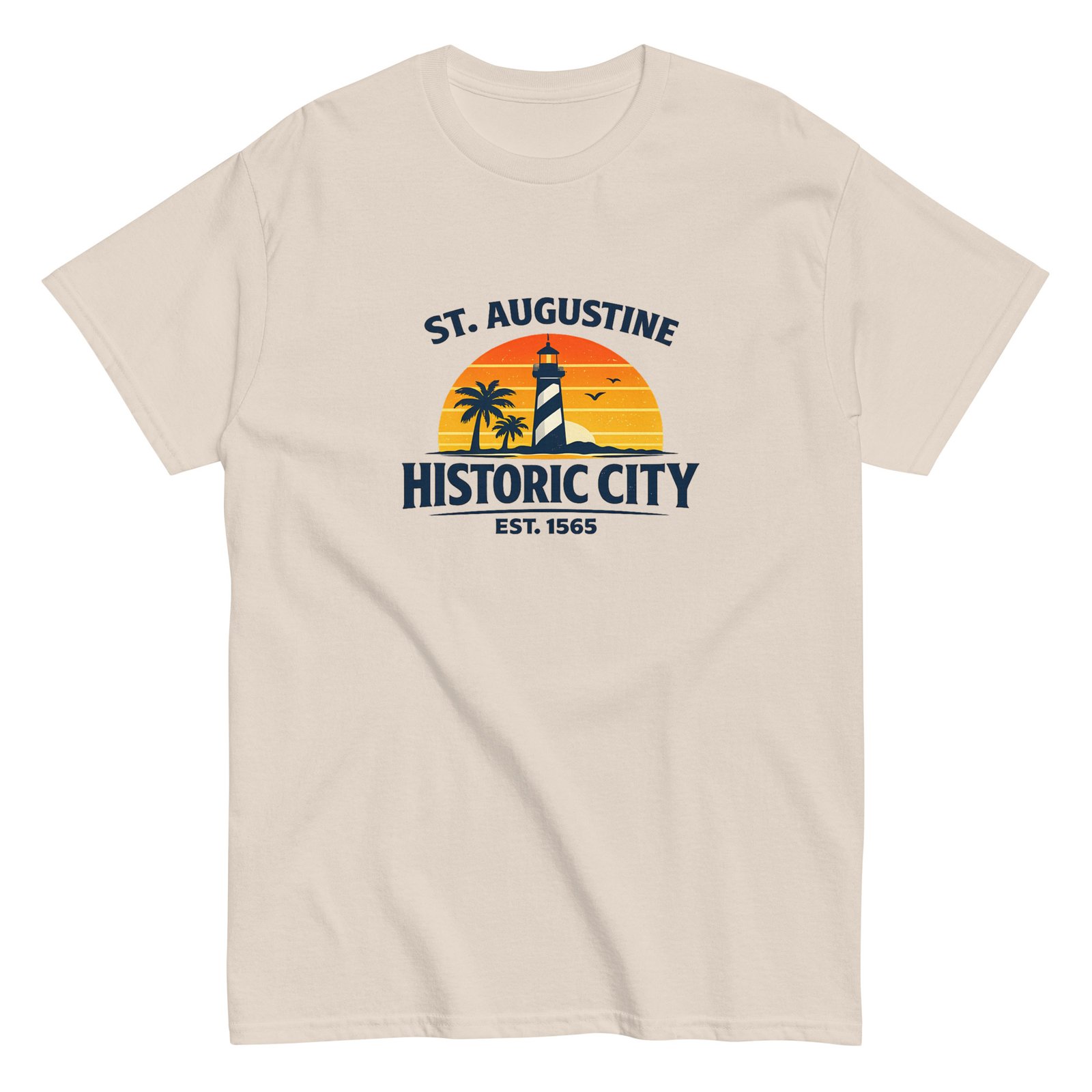 St. Augustine Historic City Est Sunrise LH Unisex tee - Image 4