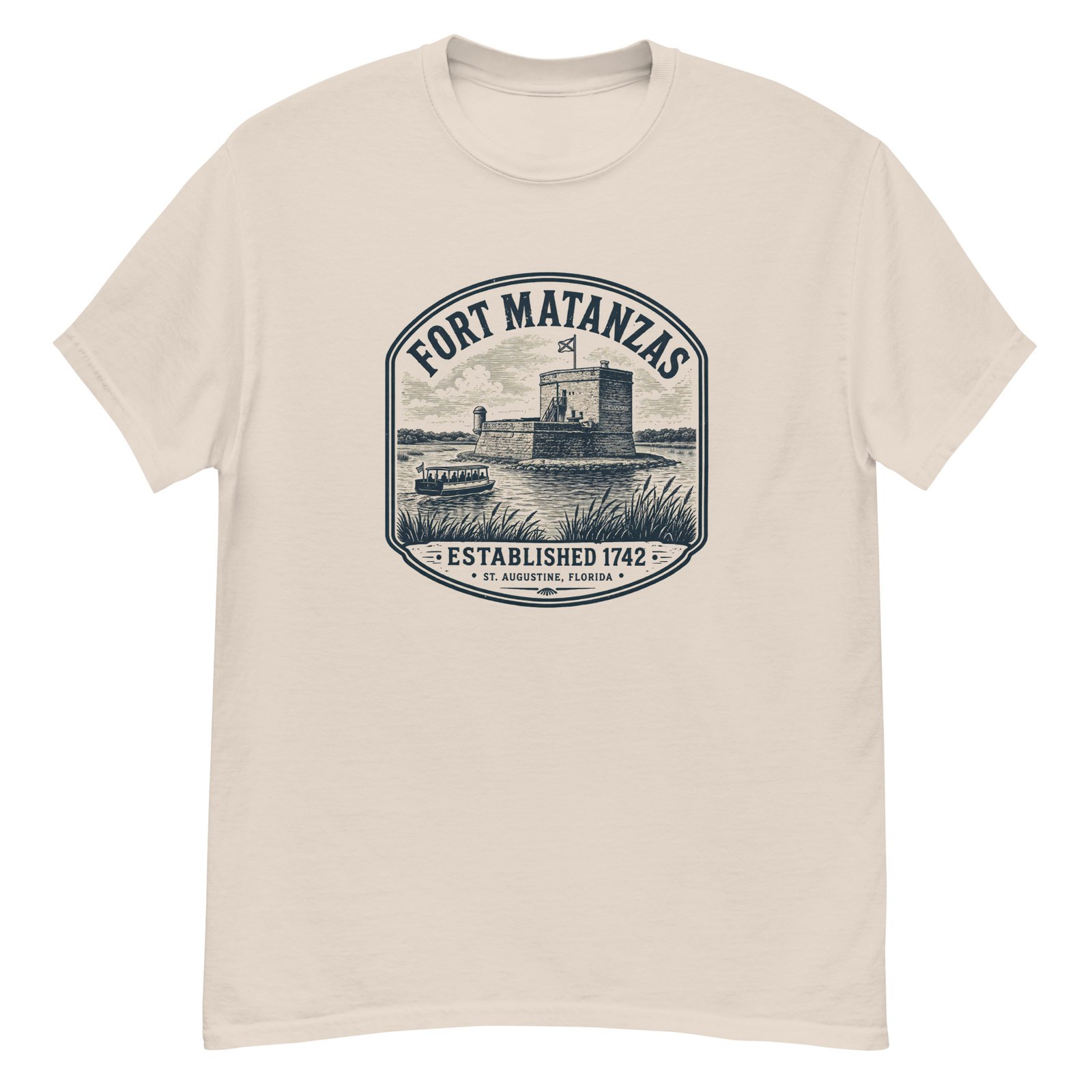 Fort Matanzas Established 1742 Unisex tee - Image 6