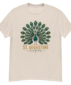St. Augustine Peacock Unisex classic tee - Image 9