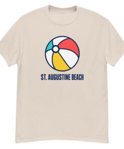 St. Augustine Beach Ball Unisex classic tee - Image 5