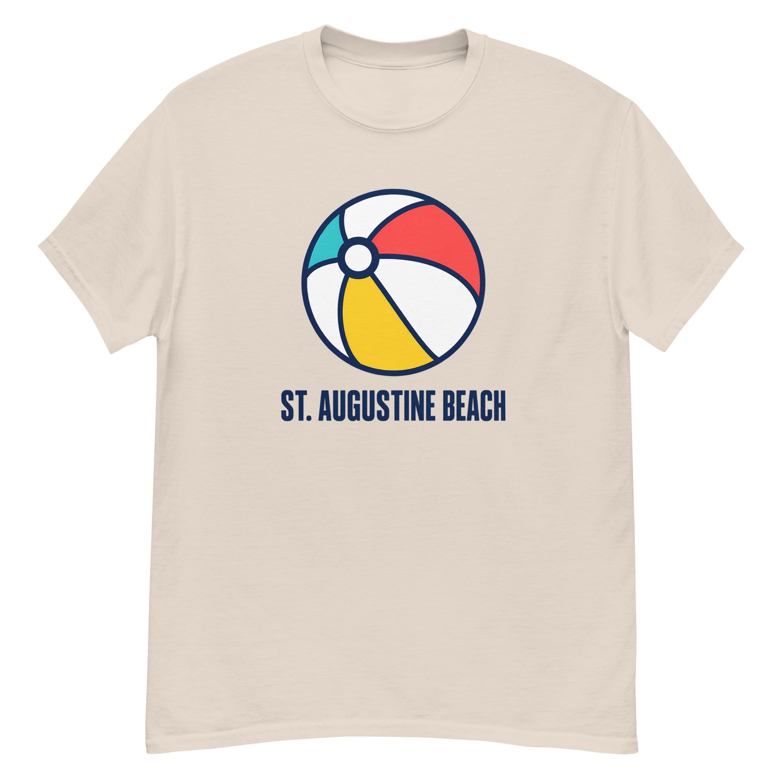 St. Augustine Beach Ball Unisex classic tee - Image 5