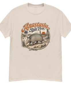 Alternative view of Armadillo Anastasia State Park Unisex classic tee