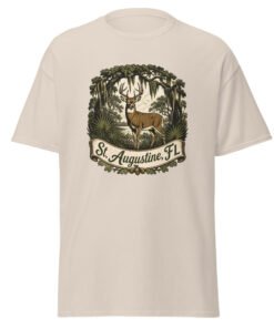 St. Augustine Deer Unisex classic tee - Image 3