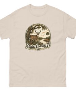 Stokes Landing Deer Unisex classic tee - Image 3