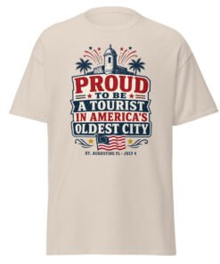 Proud Tourist America's Oldest City Unisex classic tee - Image 9