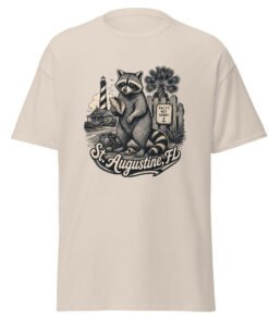 Raccoon St. Augustine FL Unisex classic tee - Image 5