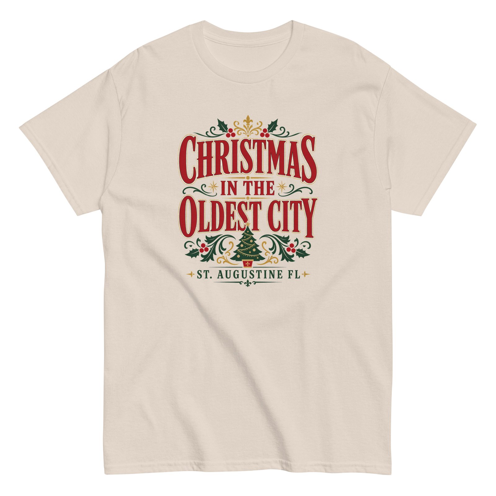 Christmas in the Oldest City Unisex classic tee