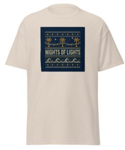 Nights of Lights Pattern Unisex classic tee - Image 3