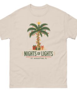 Nights of Lights Palm Presents Unisex classic tee - Image 4