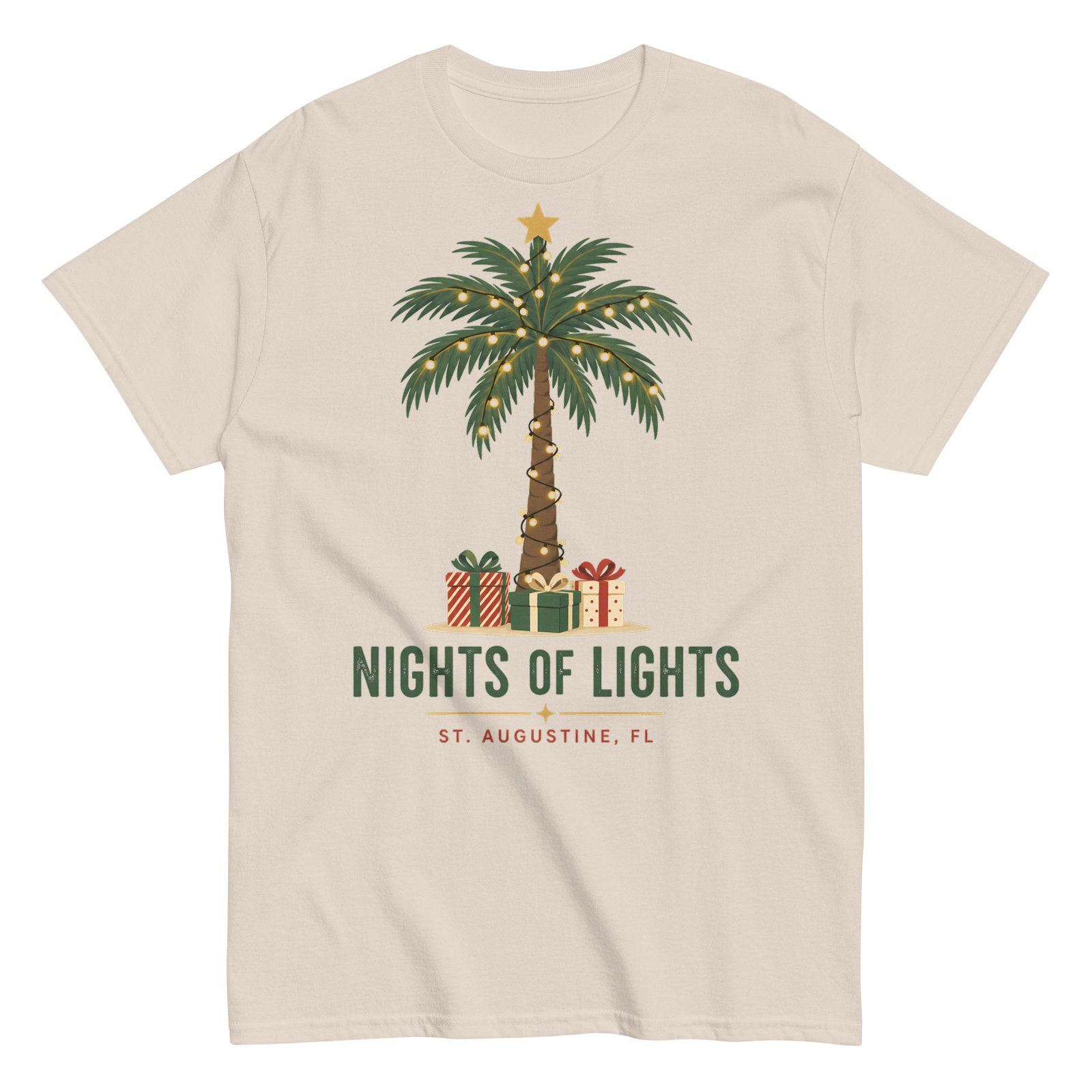 Nights of Lights Clear Palm Presents Unisex classic tee - Image 3