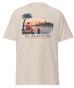 Alternative view of Nights of Lights Santa Bayfront Unisex classic tee