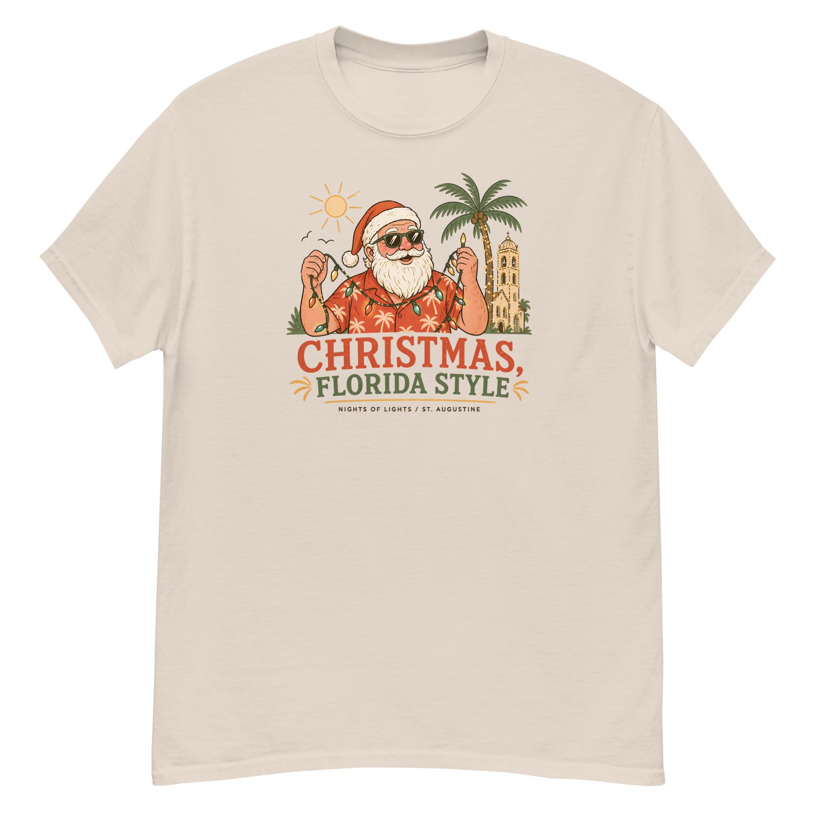 Christmas Florida Style Unisex classic tee - Image 5