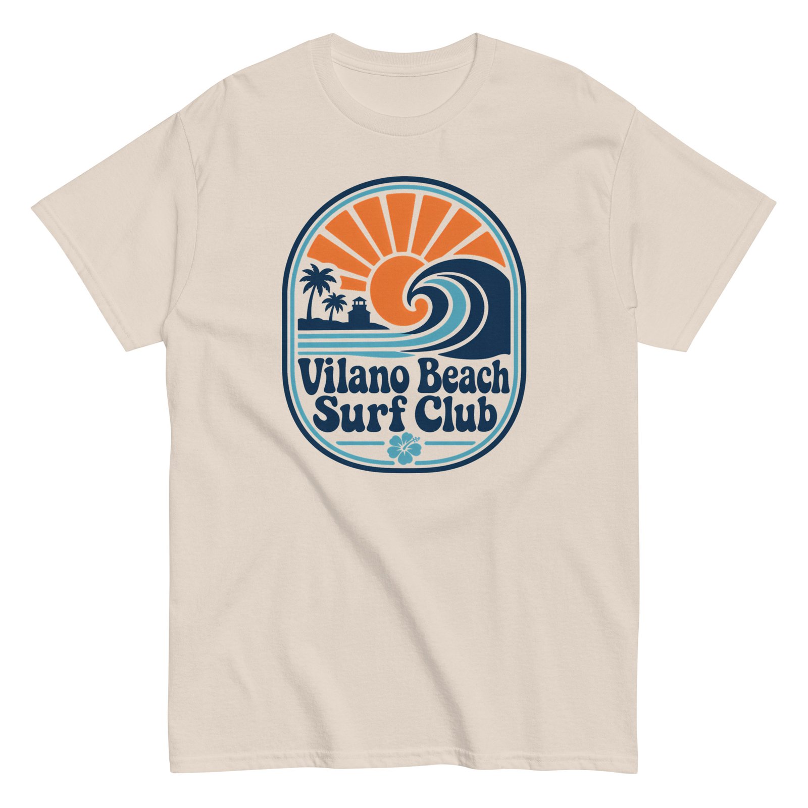 Vilano Beach Surf Club Unisex classic tee - Image 3