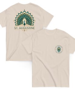 St. Augustine Est. Peacock Unisex classic tee - Image 7