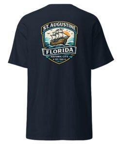 St. Augustine Historic City Ship Unisex classic tee - Image 4