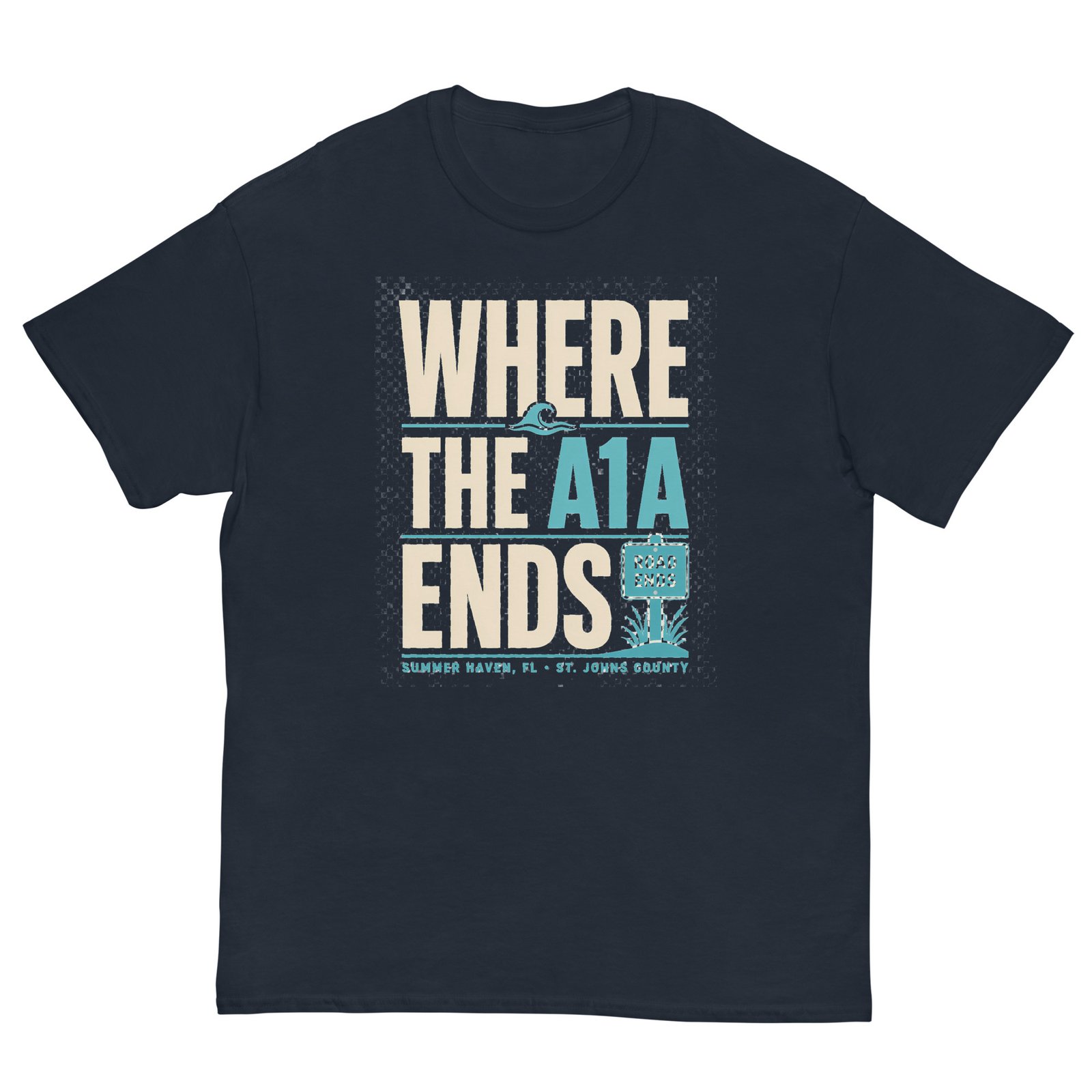 Summer Haven Where A1A Ends Unisex tee - Image 3