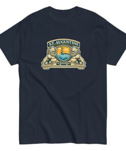 St. Augustine Lion Shield Unisex tee - Image 3