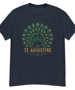 Alternative view of St. Augustine Peacock Unisex classic tee