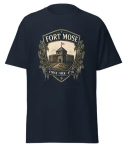 Alternative view of Fort Mose First Free Unisex classic tee