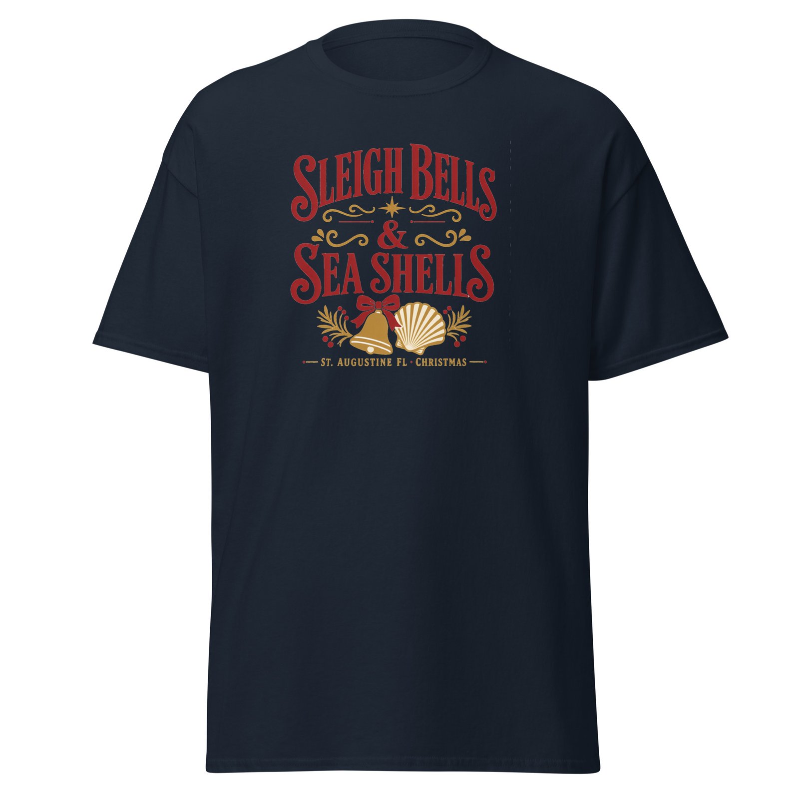 Sleigh Bells Sea Shells St. Augustine Unisex classic tee - Image 2