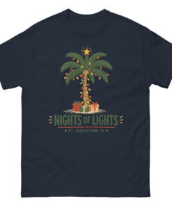 Alternative view of Nights of Lights Palm Presents Unisex classic tee
