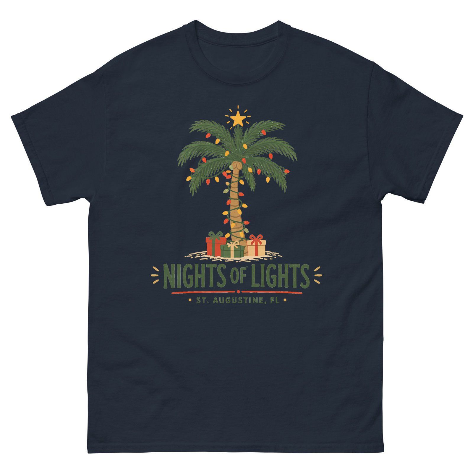 Nights of Lights Palm Presents Unisex classic tee - Image 2