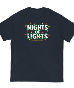 Nights of Lights Colored Tangle Unisex classic tee - Image 3