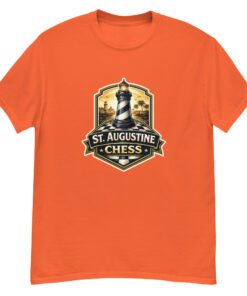St. Augustine Chess Lighthouse Rook Unisex tee - Image 9