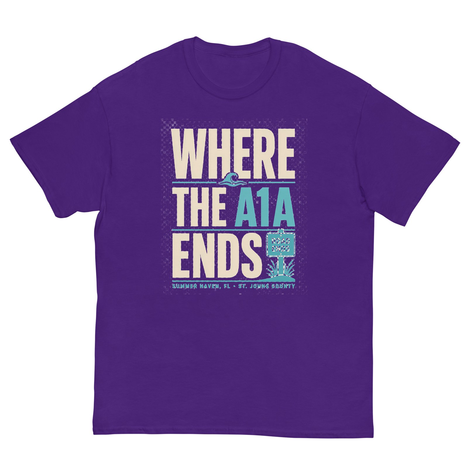Summer Haven Where A1A Ends Unisex tee - Image 4