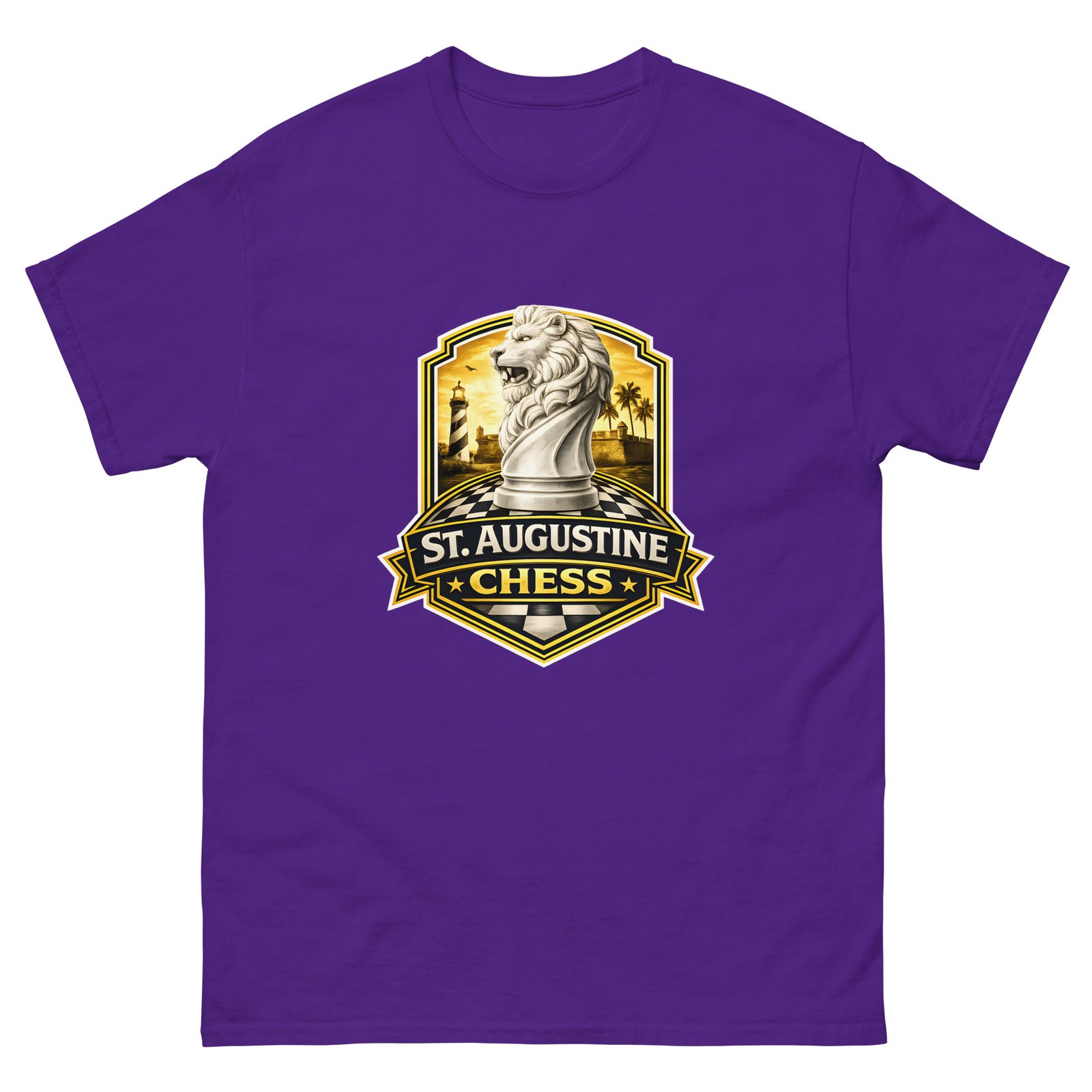 STA Chess Lion Unisex classic tee - Image 4