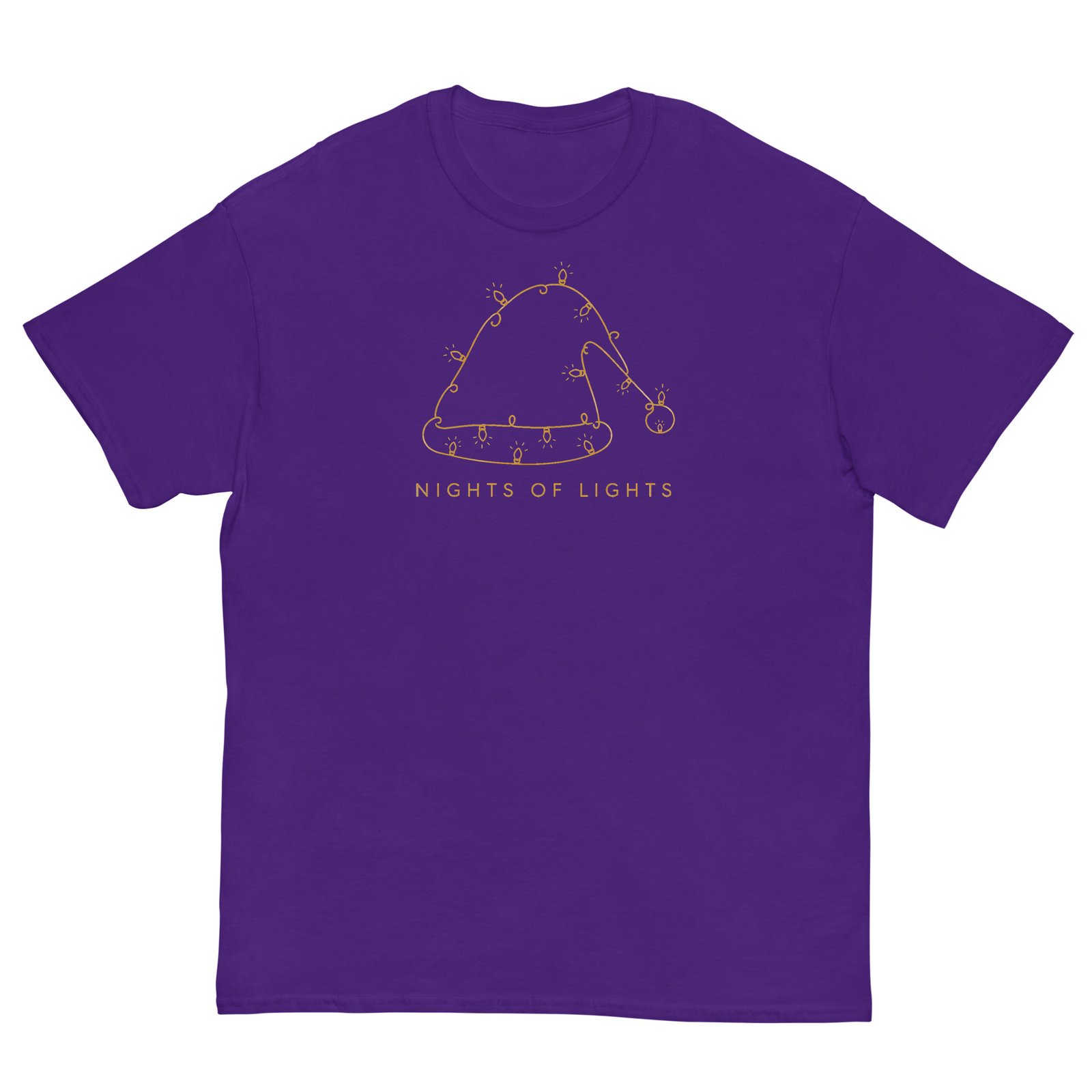 Nights of Lights Hat Unisex classic tee - Image 4