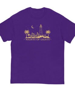 Gold Nights of Lights Unisex classic tee - Image 4