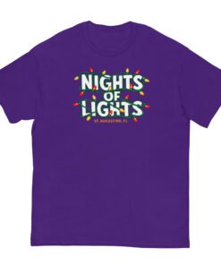 Nights of Lights Colored Tangle Unisex classic tee - Image 4
