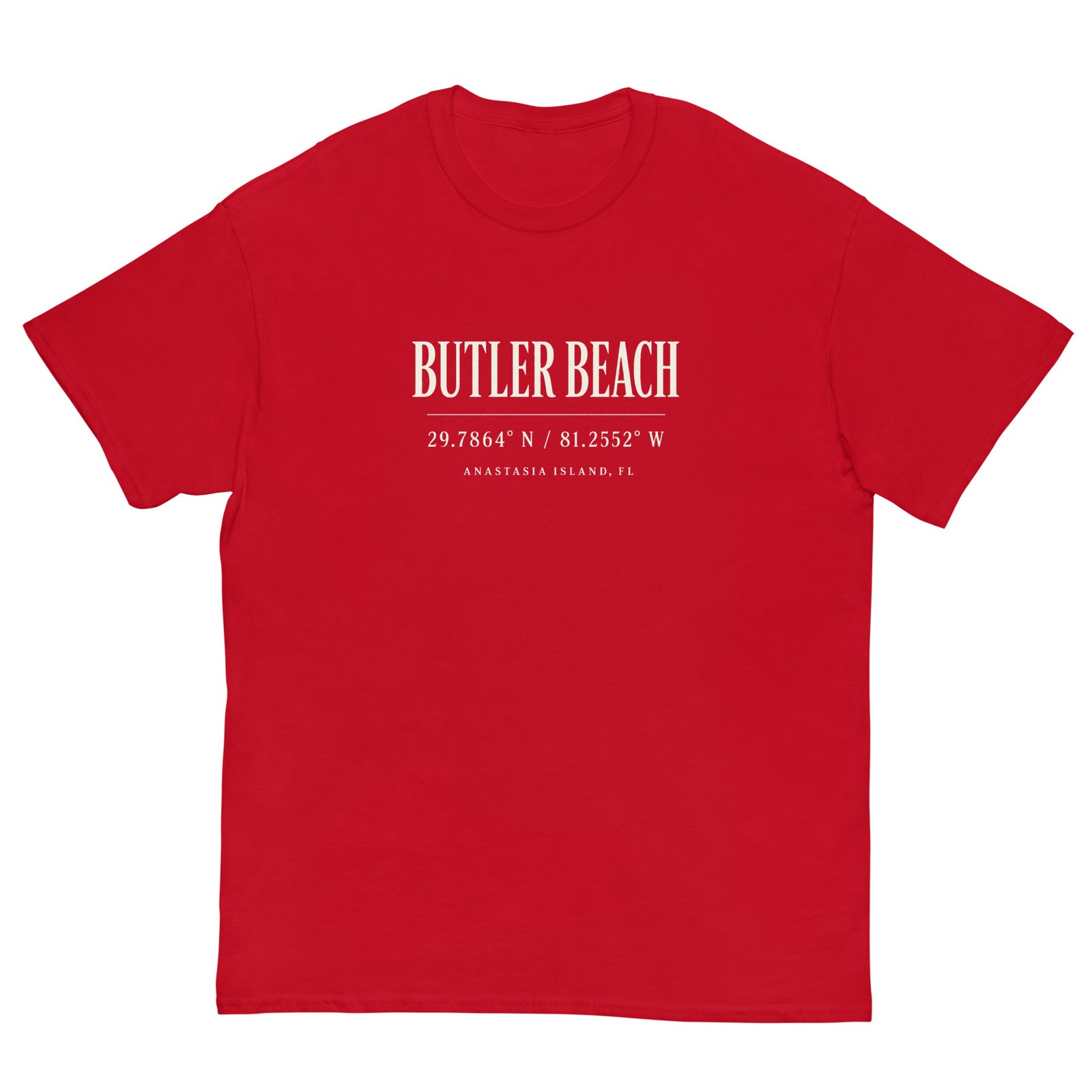 Butler Beach Coordinates Unisex tee - Image 6