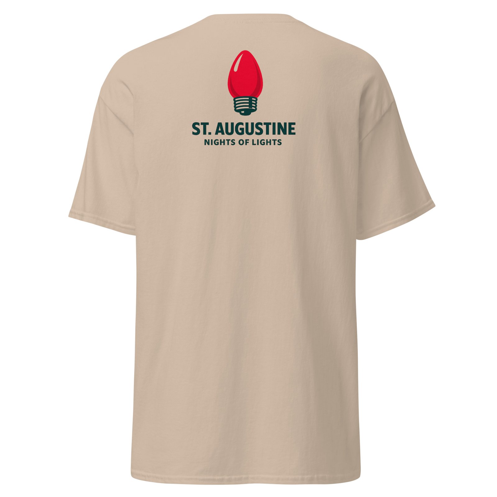 St. Augustine Nights Red Bulb Unisex classic tee - Image 6