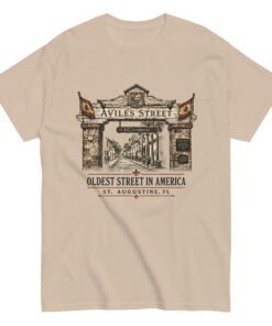 Aviles Street Oldest in America Unisex T-Shirt - Image 4