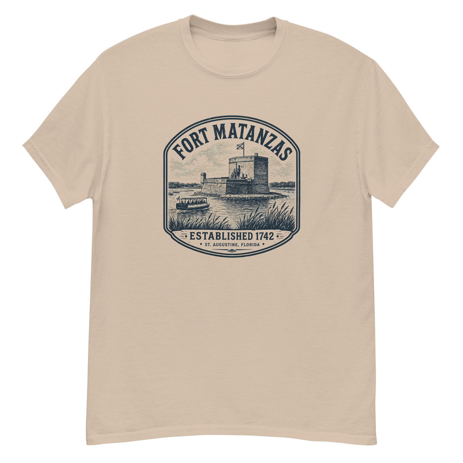 Fort Matanzas Established 1742 Unisex tee - Image 3