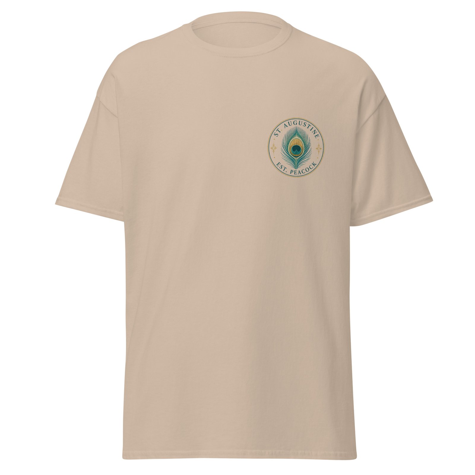 St. Augustine Est. Peacock Unisex classic tee - Image 15
