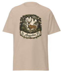 Alternative view of St. Augustine Deer Unisex classic tee