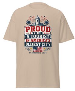 Proud Tourist America's Oldest City Unisex classic tee - Image 8