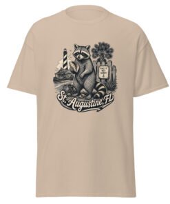 Raccoon St. Augustine FL Unisex classic tee - Image 3