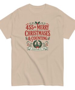455+ Merry Christmases St. Augustine Unisex classic tee - Image 9