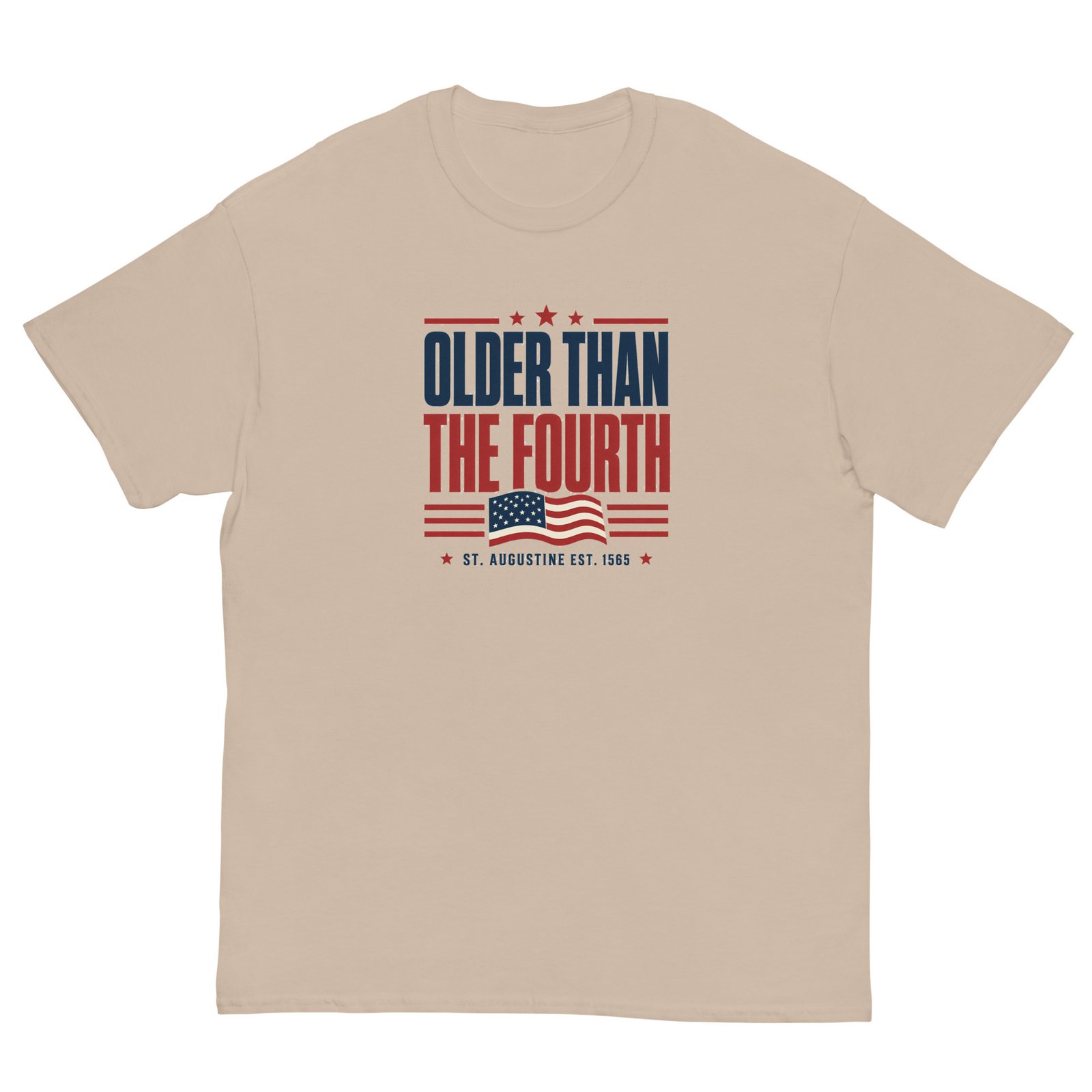 Older Than the Fourth St. Augustine Unisex classic tee - Image 2